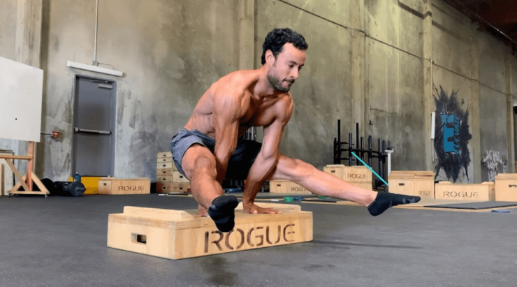 Straddle L-sit tutorial