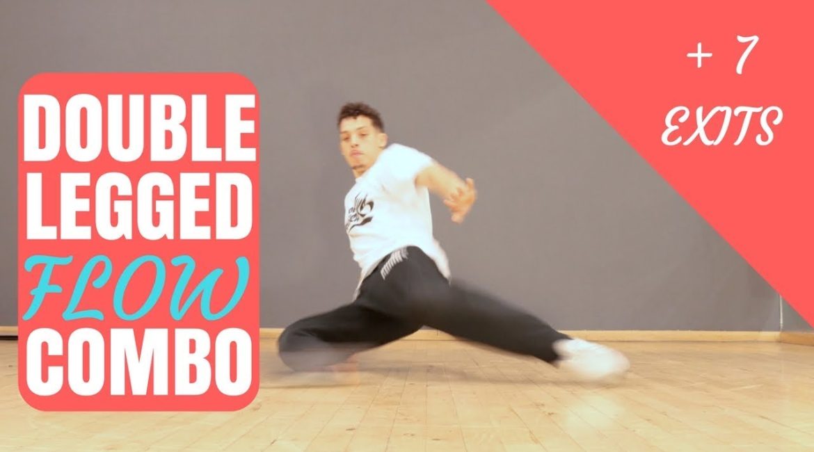Double Legged Flow Plus 7 Exits! | Bboy Tutorial | How to Breakdance | Flow Basics | AJ-47